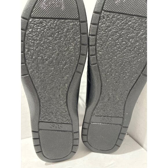 SAS Free Time Leather Diabetic Walking Shoes Tripad Comfort Black Womens Size 11 - Picture 6 of 9